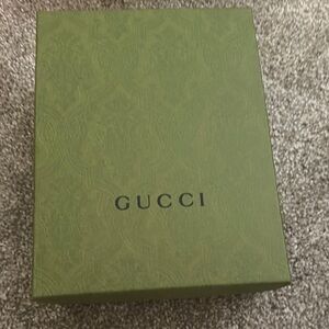 Gucci Olive Green Box with Bag